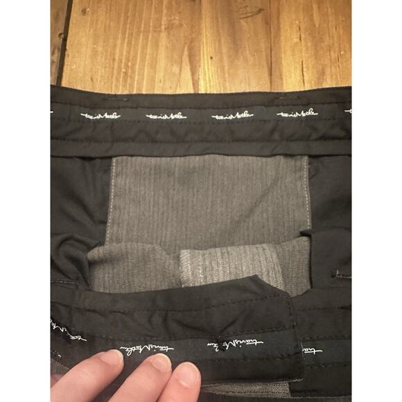 Travis Mathew Pants Performance Stretch Gray Flat Front Golf Slacks Size 34 - Picture 8 of 16